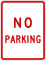 No Parking Sign R8-3a, Metal, White w/ Red Letters, Var. Sizes, Reflective Grades, Holes/No Holes, Overlaminate Y/N, Quality Materials for Long Life R8-3a no parking sign, metal no parking sign, aluminum no parking sign, polymetal no parking sign, parking lot no parking sign, cheap no parking sign, inexpensive no parking sign, best no parking sign, best value no parking sign, good value no parking sign, small no parking sign, medium no parking sign, large no parking sign, screen-printed no parking sign, long life no parking sign, long lasting no parking sign, private property no parking sign, quality no parking sign, 18 inch no parking sign, 24 inch no parking sign, 30 inch no parking sign, 36 inch no parking sign, high reflective no parking sign, high intensity no parking sign, 
