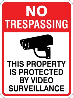 No Trespassing Sign (Choose Wording), Red/White/Black, Metal, Various Sizes, Reflective Grades, Holes, Overlaminate Y/N, Quality Materials, Long Life All Activities Monitored by Video Camera sign,Area Monitored by Video Camera sign,Monitored by Video Camera sign,This Property Protected by Video Surveillance sign,no trespassing sign,metal no trespassing sign,aluminum no trespassing sign,polymetal no trespassing sign,parking lot no trespassing sign,cheap no trespassing sign,inexpensive no trespassing sign,best no trespassing sign,best value no trespassing sign,good value no trespassing sign,small no trespassing sign,large no trespassing sign,long life no trespassing sign,long lasting no trespassing sign,private property no trespassing sign,quality no trespassing sign,12 18 24 30 inch no trespassing sign,high reflective no trespassing sign,high intensity no trespassing sign