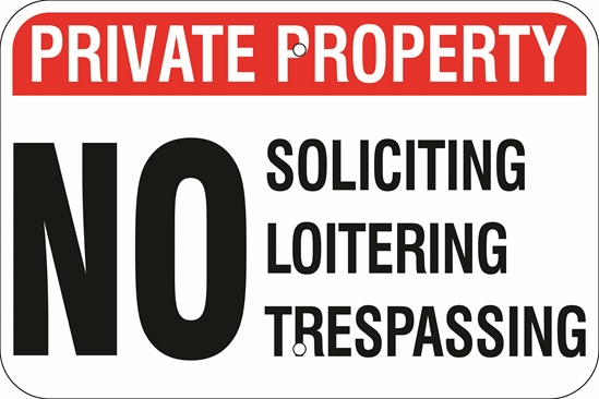 Private Property (Choose Addl. Wording) Metal Sign, Reflective/Non, Various Sizes, Holes, Overlaminate Y/N, Quality Materials, Long Life - PP-1001