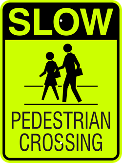 Slow Pedestrian Crossing Metal Sign, Fluorescent Yellow Green, Various Sizes, Holes, Overlaminate Y/N, Quality Materials, Long Life SLOW Pedestrian Crossing sign,metal SLOW Pedestrian Crossing sign,aluminum SLOW Pedestrian Crossing sign,polymetal SLOW Pedestrian Crossing sign,parking lot SLOW Pedestrian Crossing sign,cheap SLOW Pedestrian Crossing sign,inexpensive SLOW Pedestrian Crossing sign,good best value SLOW Pedestrian Crossing sign,small SLOW Pedestrian Crossing sign,large SLOW Pedestrian Crossing sign,long lasting life SLOW Pedestrian Crossing sign,private property SLOW Pedestrian Crossing sign,quality SLOW Pedestrian Crossing sign,12 18 24 inch SLOW Pedestrian Crossing sign,high reflective SLOW Pedestrian Crossing sign,fluorescent yellow green SLOW Pedestrian Crossing sign