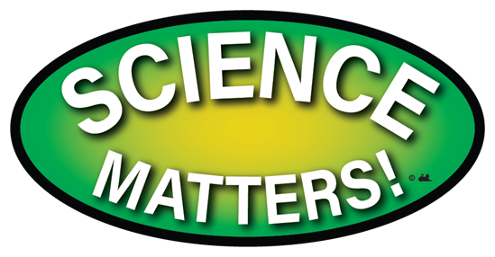 Science Matters!, 6 x 3 inch Removable Oval Bumper Sticker - FBS-3025