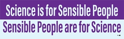 Science is for Sensible People Sticker