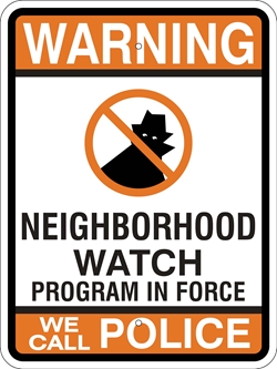 Warning Neighborhood Watch Program in Force w/ Symbol Metal Sign, Reflective/Non, Var. Sizes, Holes, Overlaminate Y/N, Quality Materials, Long Life warning neighborhood crime watch area symbol sign,metal warning neighborhood crime watch area symbol sign,aluminum warning neighborhood crime watch area symbol sign,cheap warning neighborhood crime watch area symbol sign,inexpensive warning neighborhood crime watch area symbol sign,good best value warning neighborhood crime watch area symbol sign,small warning neighborhood crime watch area symbol sign,large warning neighborhood crime watch area symbol sign,long lasting life warning neighborhood crime watch area symbol sign,quality warning neighborhood crime watch area symbol sign,12 18 24 30 inch warning neighborhood crime watch area symbol sign,reflective warning neighborhood crime watch area symbol sign