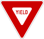 Yield Sign R1-2, Metal, Various Sizes, Choose Reflective Grade, Pre-punched Holes or No Holes, Overlaminate Option, Quality Materials for Long Life R1-2 yield sign,metal yield sign,aluminum yield sign,polymetal yield sign,parking lot yield sign,cheap yield sign,inexpensive yield sign,best yield sign,best value yield sign,good value yield sign,small yield sign,medium yield sign,large yield sign,screen-printed yield sign,long life yield sign,long lasting yield sign,private property yield sign,quality yield sign,18 24 30 36 inch yield sign,high reflective yield sign,high intensity yield sign