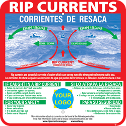 Rip Current Warning Metal Sign, Your Custom Logo, Bilingual English/Spanish, Aluminum, Reflective, Pre-punched Holes, Overlaminate Incl., Long Life custom logo rip current warning sign,aluminum custom logo rip current warning sign,metal custom logo rip current warning sign,reflective custom logo rip current warning sign,non-reflective custom logo rip current warning sign,12 18 24 custom logo rip current warning sign,hi high intensity custom logo rip current warning sign,engineer grade custom logo rip current warning sign,good price custom logo rip current warning sign,best price custom logo rip current warning sign,long-lasting custom logo rip current warning sign,quality custom logo rip current warning sign,good value custom logo rip current warning sign,best value custom logo rip current warning sign,