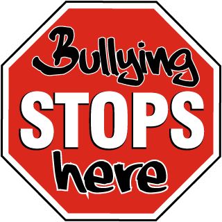 Bullying Stops Here Metal Sign (octagon), Reflective/Non, Various Sizes, Holes, Overlaminate Y/N, Quality Materials, Long Life - SSB-1004