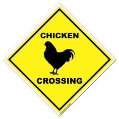 Chicken Crossing with Symbol Metal Sign, Reflective/Non, Various Sizes, Holes, Overlaminate Y/N, Quality Materials, Long Life chicken crossing symbol sign,aluminum chicken crossing symbol sign,metal chicken crossing symbol sign,reflective chicken crossing symbol sign,non-reflective chicken crossing symbol sign,12 18 24 chicken crossing symbol sign,hi high intensity chicken crossing symbol sign,engineer grade chicken crossing symbol sign,good price chicken crossing symbol sign,best price chicken crossing symbol sign,long-lasting chicken crossing symbol sign,quality chicken crossing symbol sign,good value chicken crossing symbol sign,best value chicken crossing symbol sign,