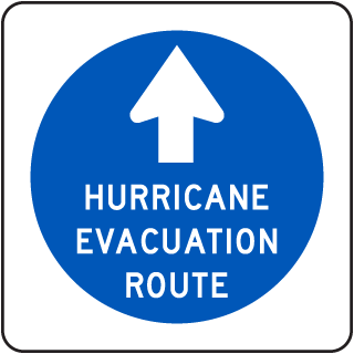 Hurricane Evacuation Route Metal Sign, Reflective, White & Blue, Various Sizes, Holes, Overlaminate Y/N, Quality Materials, Long Life hurricane evacuation route sign,aluminum hurricane evacuation route sign,metal hurricane evacuation route sign,reflective hurricane evacuation route sign,non-reflective hurricane evacuation route sign,12 18 24 hurricane evacuation route sign,hi high intensity hurricane evacuation route sign,engineer grade hurricane evacuation route sign,good price hurricane evacuation route sign,best price hurricane evacuation route sign,long-lasting hurricane evacuation route sign,quality hurricane evacuation route sign,good value hurricane evacuation route sign,best value hurricane evacuation route sign,
