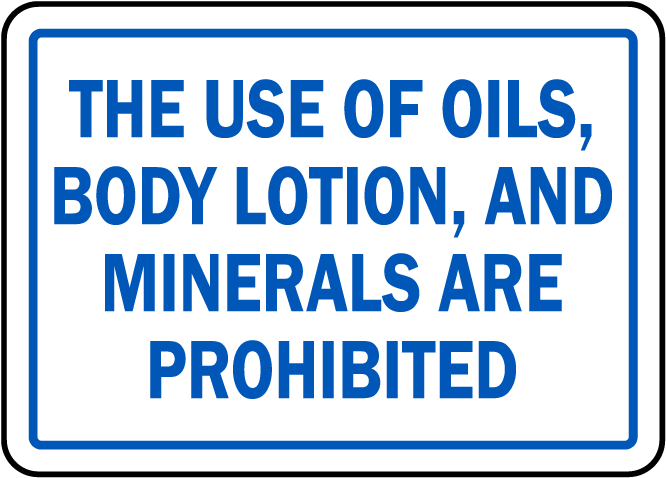 The Use of Oils Sign 