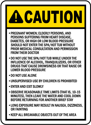 Caution - Spa Rules Metal Sign, Reflective/Non, Various Sizes, Holes, Overlaminate Y/N, Quality Materials, Long Life caution spa hot tub rules sign,aluminum caution spa hot tub rules sign,metal caution spa hot tub rules sign,reflective caution spa hot tub rules sign,non-reflective caution spa hot tub rules sign,12 18 24 caution spa hot tub rules sign,hi high intensity caution spa hot tub rules sign,engineer grade caution spa hot tub rules sign,good price caution spa hot tub rules sign,best price caution spa hot tub rules sign,long-lasting caution spa hot tub rules sign,quality caution spa hot tub rules sign,good value caution spa hot tub rules sign,best value caution spa hot tub rules sign,