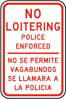 No Loitering Police Enforced Bilingual/Spanish Metal Sign, Reflective/Non, Various Sizes, Holes, Overlaminate Y/N, Quality Materials, Long Life no loitering police enforced sign,aluminum no loitering police enforced sign,metal no loitering police enforced sign,reflective no loitering police enforced sign,non-reflective no loitering police enforced sign,12 18 24 no loitering police enforced sign,hi high intensity no loitering police enforced sign,engineer grade no loitering police enforced sign,good price no loitering police enforced sign,best price no loitering police enforced sign,long-lasting no loitering police enforced sign,quality no loitering police enforced sign,good value no loitering police enforced sign,best value no loitering police enforced sign,