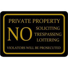 Private Property No Soliciting Metal Sign, Reflective/Non, Various Sizes, Holes, Overlaminate Y/N, Quality Materials, Long Life private property no soliciting gold sign,aluminum private property no soliciting gold sign,metal private property no soliciting gold sign,reflective private property no soliciting gold sign,non-reflective private property no soliciting gold sign,12 18 24 private property no soliciting gold sign,hi high intensity private property no soliciting gold sign,engineer grade private property no soliciting gold sign,good price private property no soliciting gold sign,best price private property no soliciting gold sign,long-lasting private property no soliciting gold sign,quality private property no soliciting gold sign,good value private property no soliciting gold sign,best value private property no soliciting gold sign,