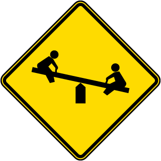 Playground Warning Sign 